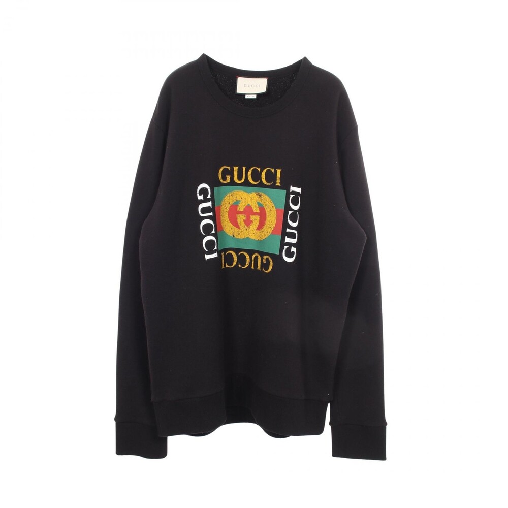 Gucci Logo Print Distressed Sweatshirt #362759G52B